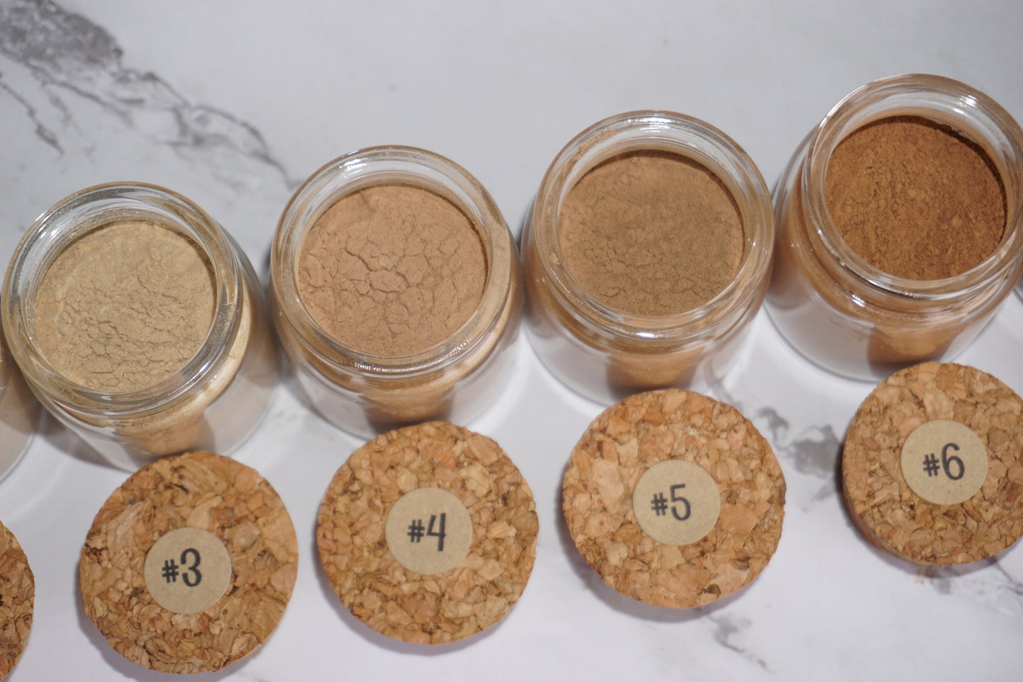 Natural Handmade Makeup - Clay Face Powder, SHEER Glow Coverage, Finishing Foundation, Vegan, Zero Waste, DM me for Shade Matching Guarantee