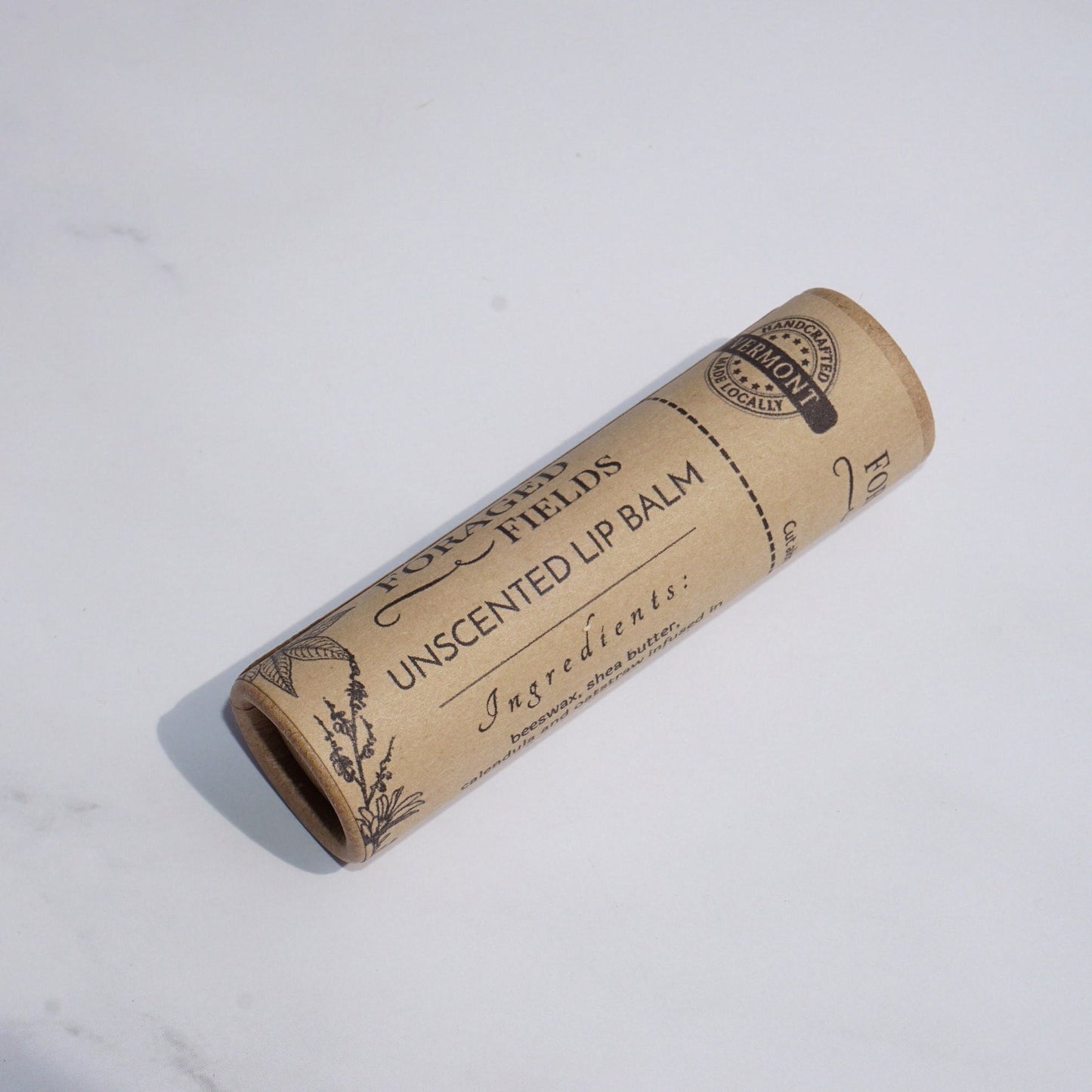 Plastic Free Lip Balm - Biodegradable, Natural, Botanical, Gloss, Lipstick, Makeup, Cosmetics, Large, Vermont