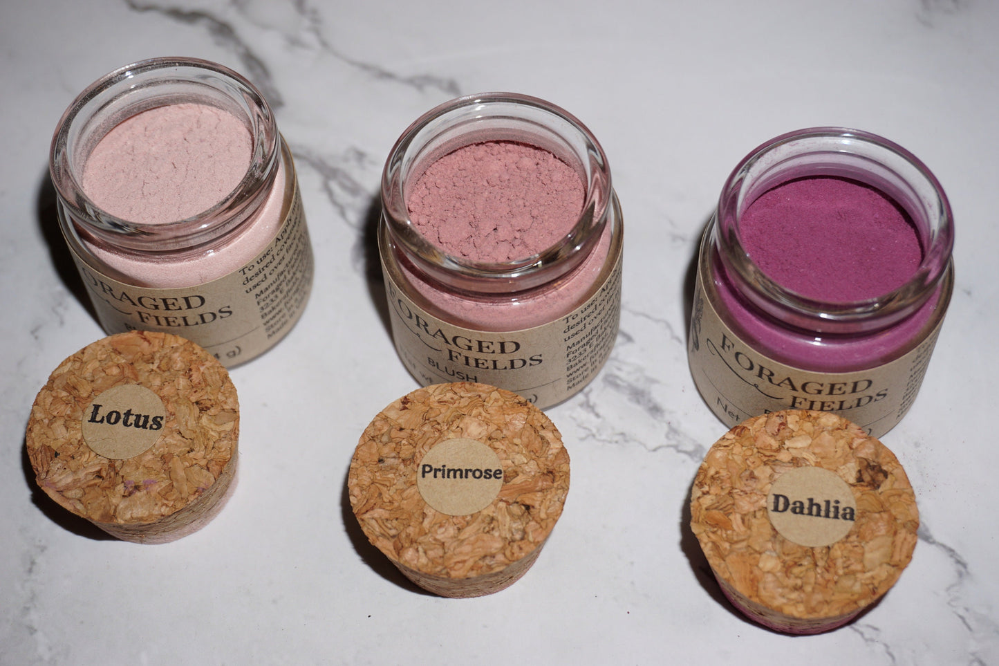 Natural Powder Blush Makeup - Handmade, Small Batch, Clay and Plant, Vegan, Organic, No Additives, Sensitive Skin, Eco Friendly, Zero Waste