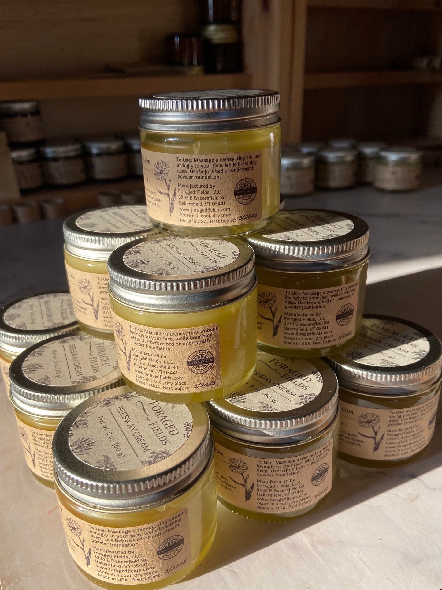 Natural Face Cream, High Quality Balm, Body Moisturizer, Zero Waste, No Plastic, Small Batch, Handmade with Love, Seasonal Ingredients, Eco
