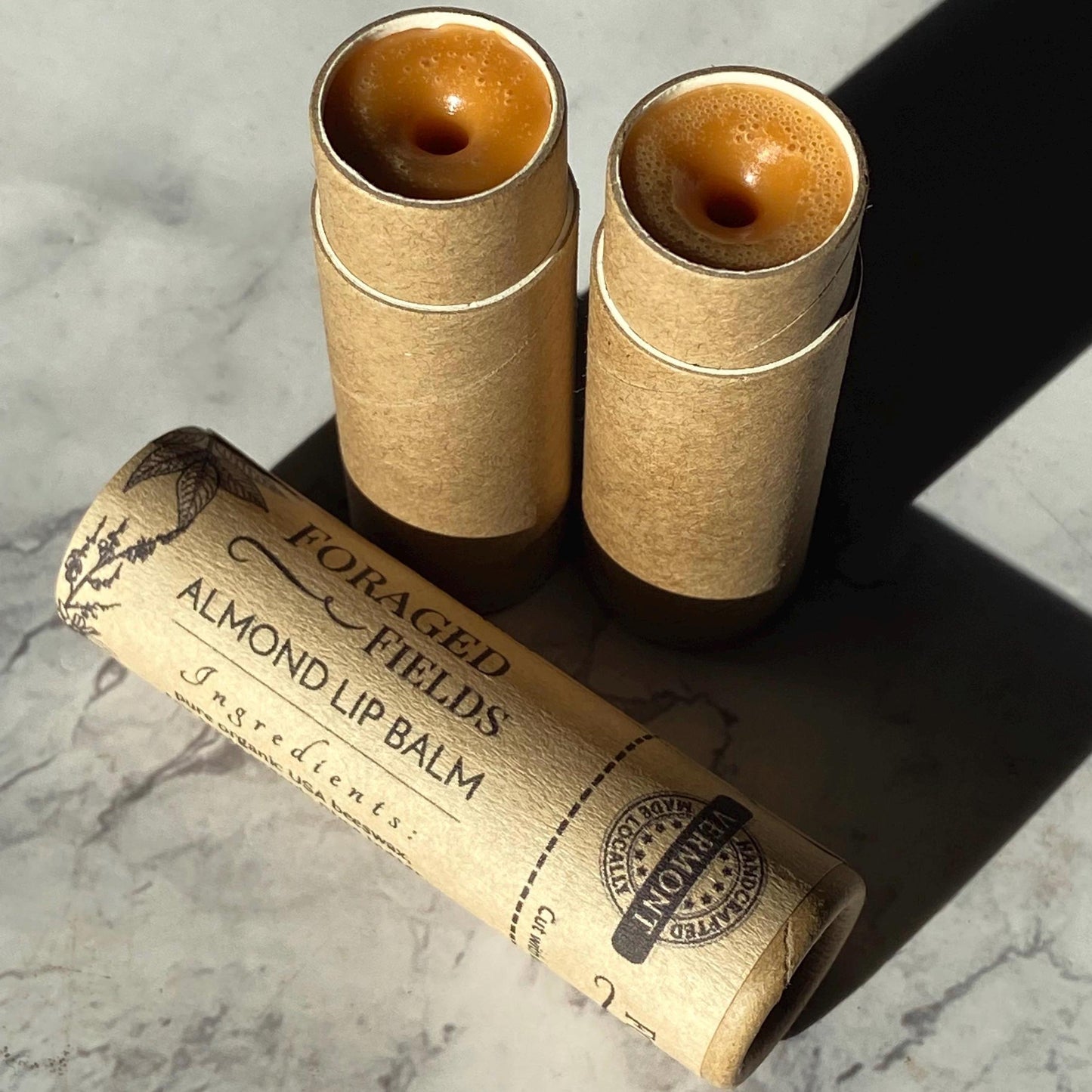 Plastic Free Lip Balm - Biodegradable, Natural, Botanical, Gloss, Lipstick, Makeup, Cosmetics, Large, Vermont