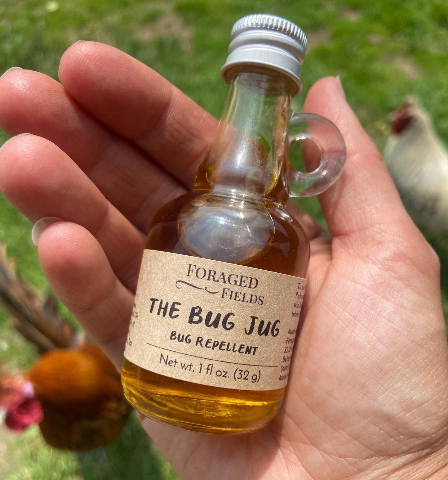 The Bug Jug - Bugs At Bay - Two Sizes, Organic, Travel, Zero Waste, Natural, Plastic Free,