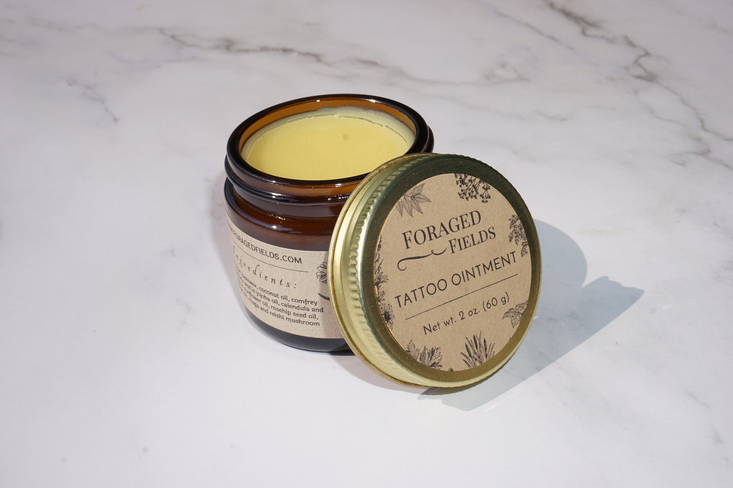 Tattoo, Ointment, Burn Care Lotion, Salve, Balm, Sunburn, Zero waste, Super Dry Skin, Eco Friendly, Sensitive Skin Safe, Bruises
