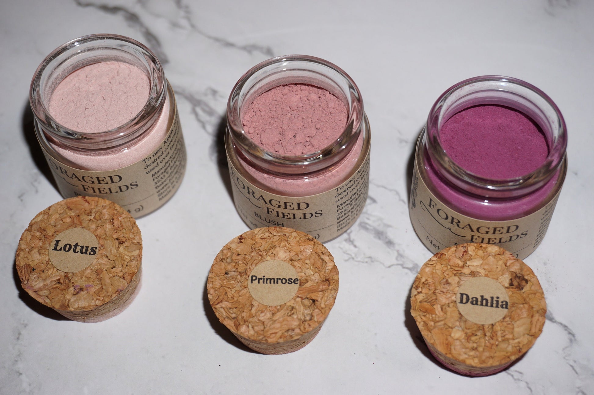 Natural Powder Blush Makeup - Handmade, Small Batch, Clay and Plant, Vegan, Organic, No Additives, Sensitive Skin, Eco Friendly, Zero Waste
