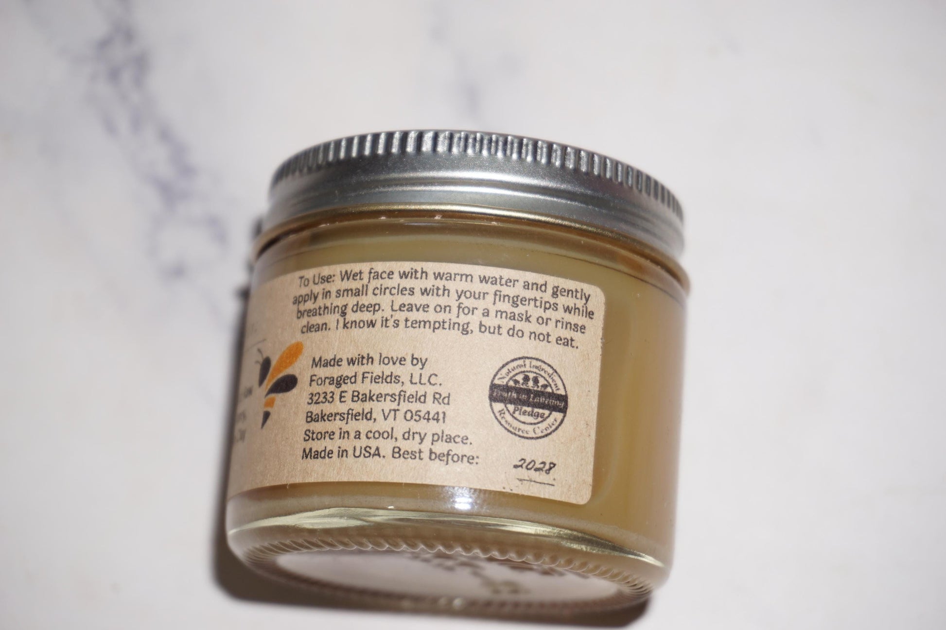 Raw Honey Face Wash Mask, Gentle, Cleansing, Botanical, Sensitive Skin, Local, Emollient, Hydrating, Smooth to Scrub, Spa