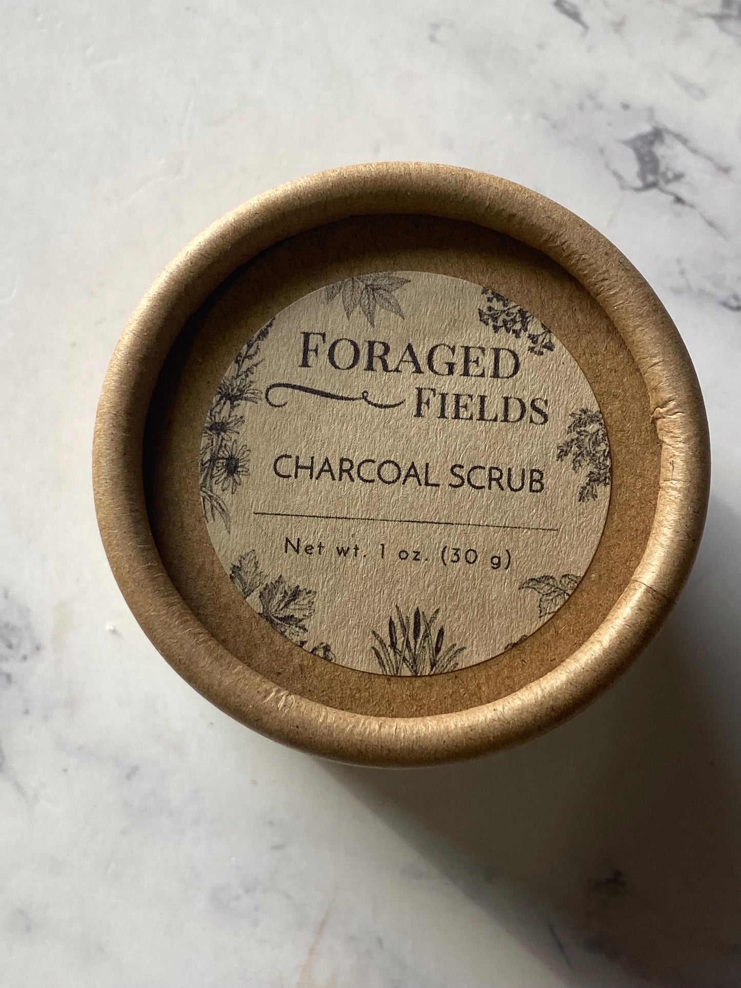 Charcoal Sugar Scrub, Zero Waste, Plastic Free, Plant Power, Vegan