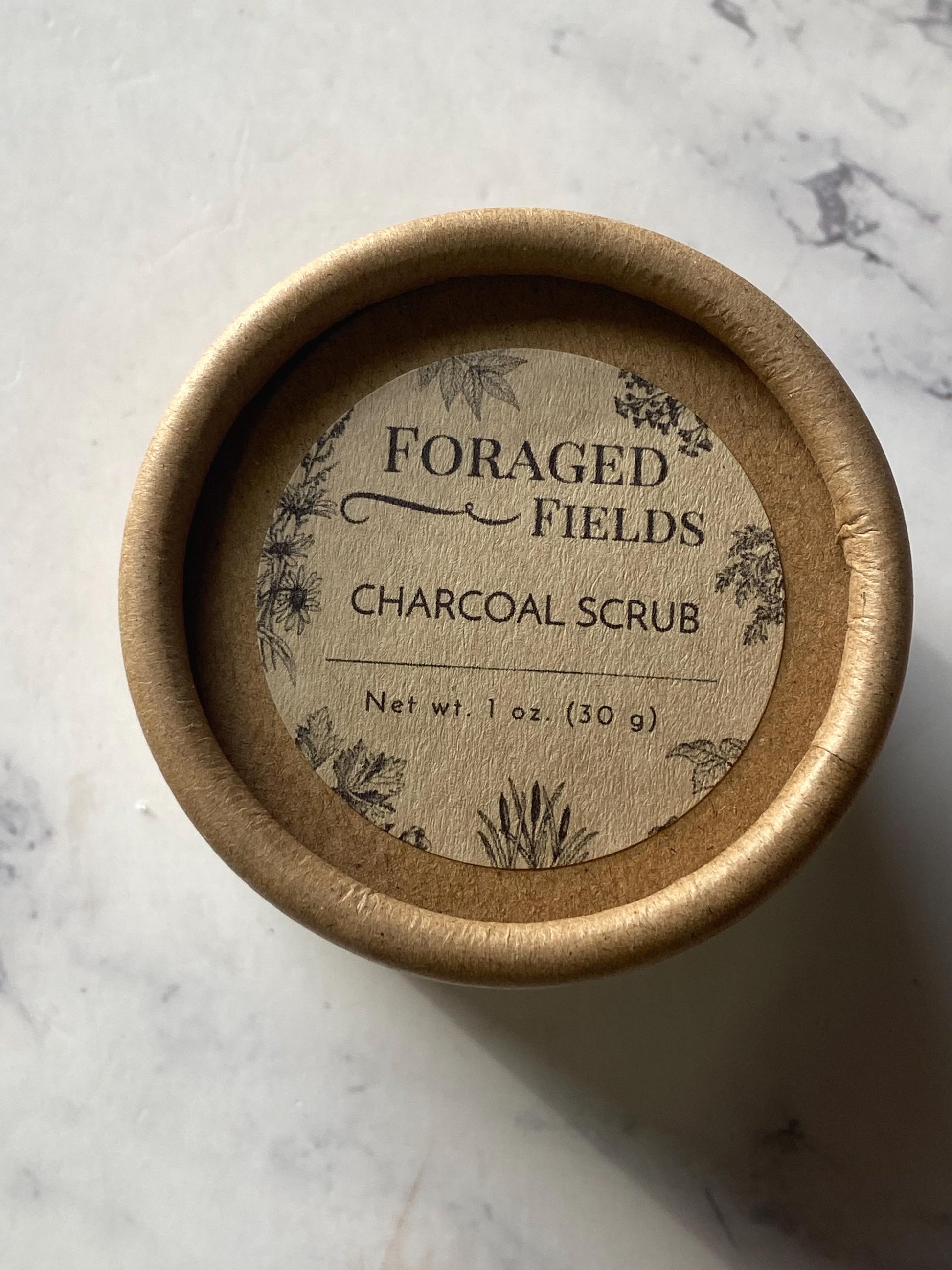 Charcoal Sugar Scrub, Zero Waste, Plastic Free, Plant Power, Vegan