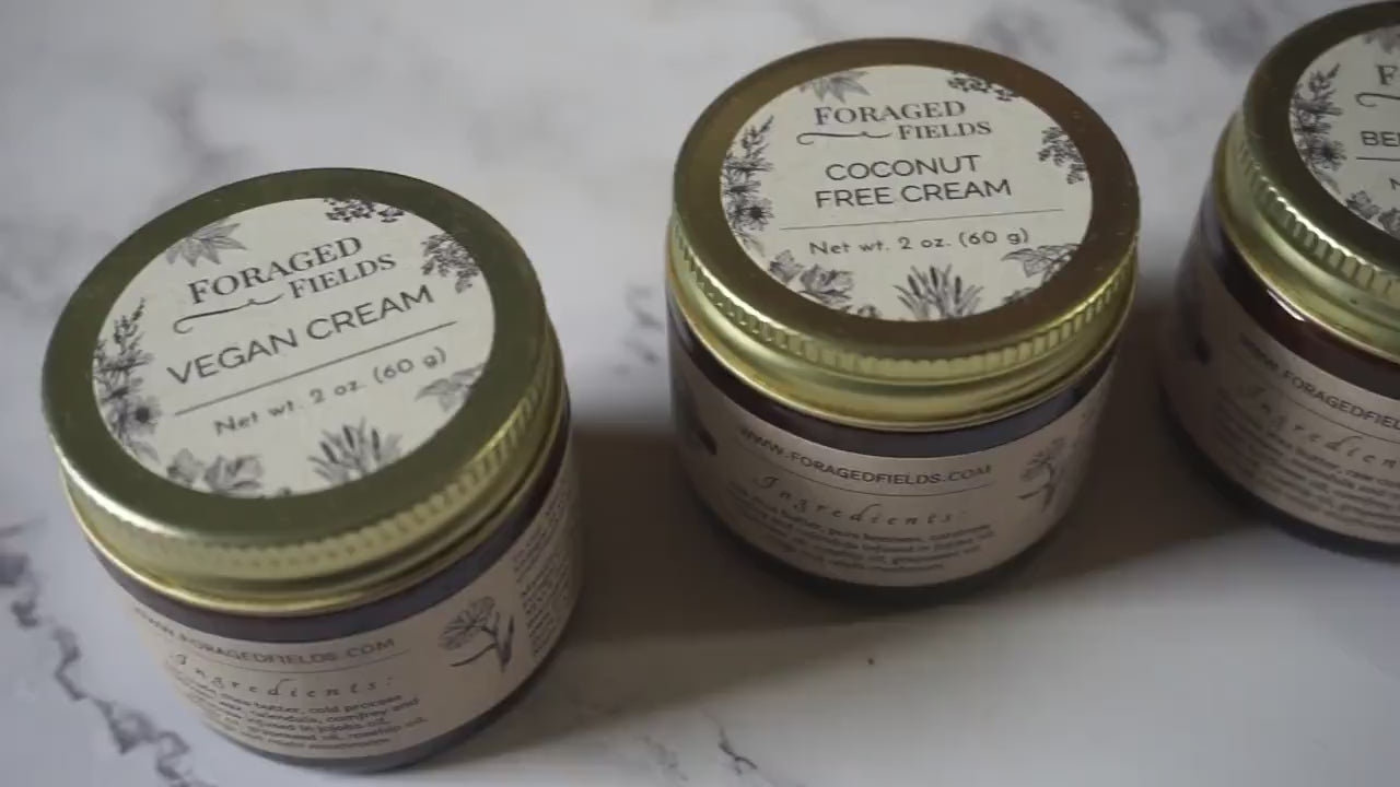 Natural Face Cream: Handmade Balm with Vegan Option, Highest Quality Ingredients, Zero Waste, Small Batch
