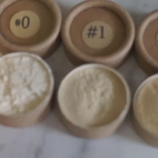 Handmade Natural Clay Face Powder: Sheer Glow Vegan Foundation, Zero Waste Makeup, Finishing Foundation, DM me for Shade Matching!