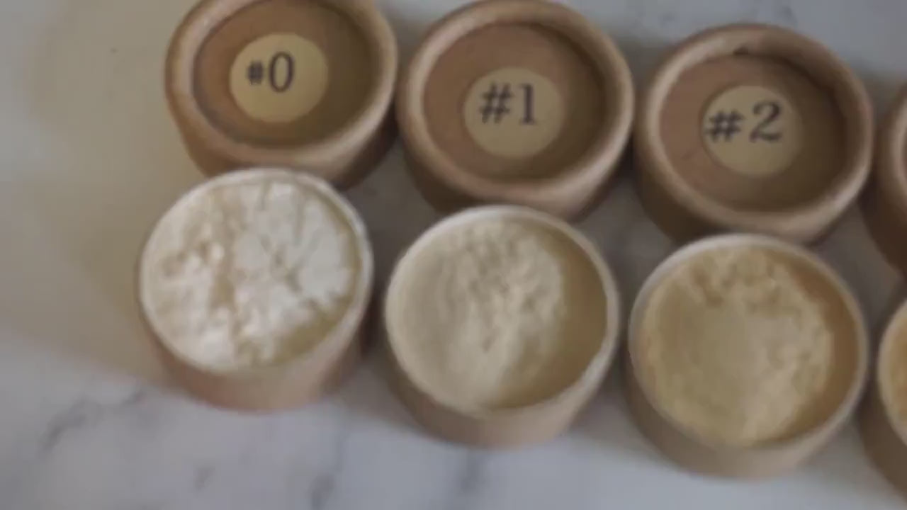 Handmade Natural Clay Face Powder: Sheer Glow Vegan Foundation, Zero Waste Makeup, Finishing Foundation, DM me for Shade Matching!